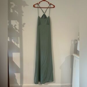 Lulus Sage Green Maxi Dress